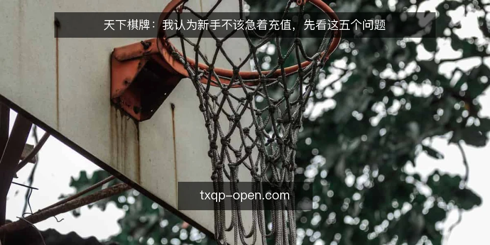 天下棋牌:我认为新手不该急着充值,先看这五个问题 — 为什么我劝你先别急着充值? 配图